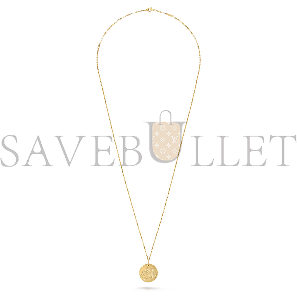 V*N CL*F arpels zodiaque medal librae (libra) - yellow gold  vcarp7sw00